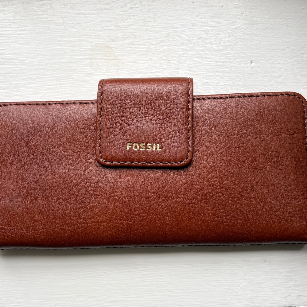 Fossil Madison Slim Leather Bifold Wallet